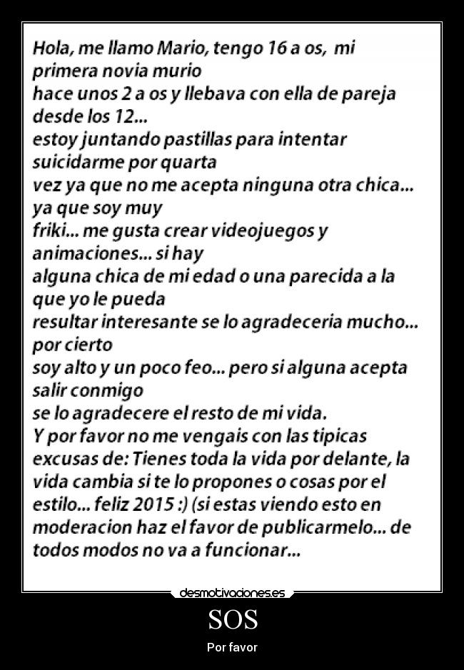 SOS - Por favor