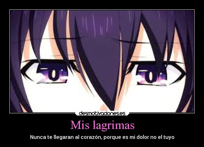 Mis lagrimas -