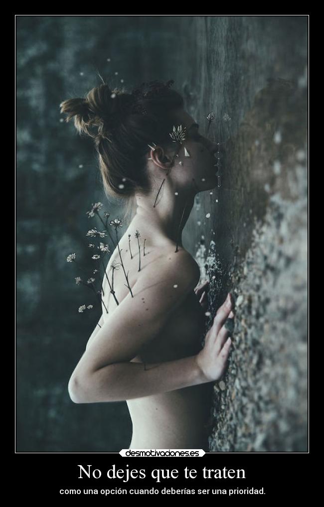 No dejes que te traten - 