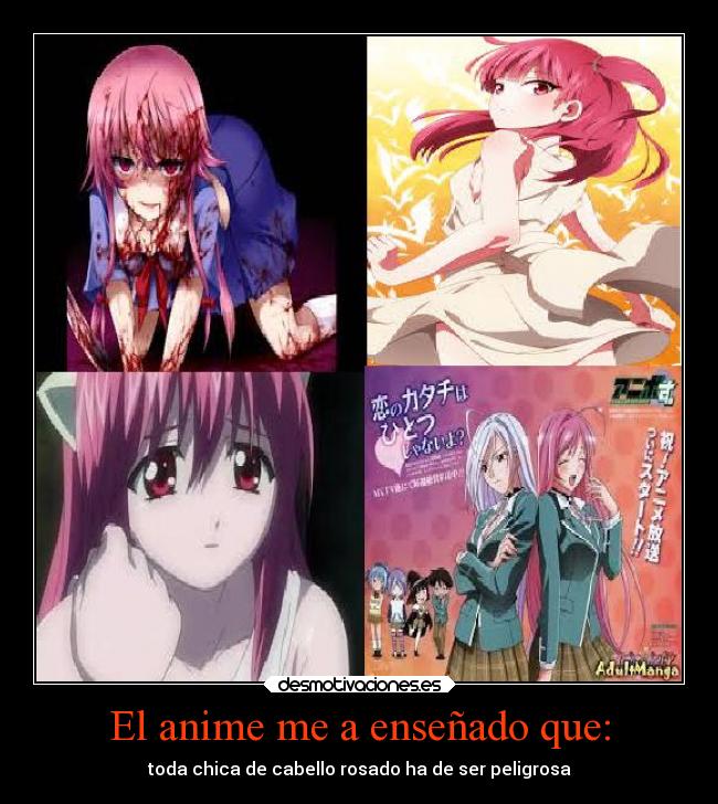 El anime me a enseñado que: - 