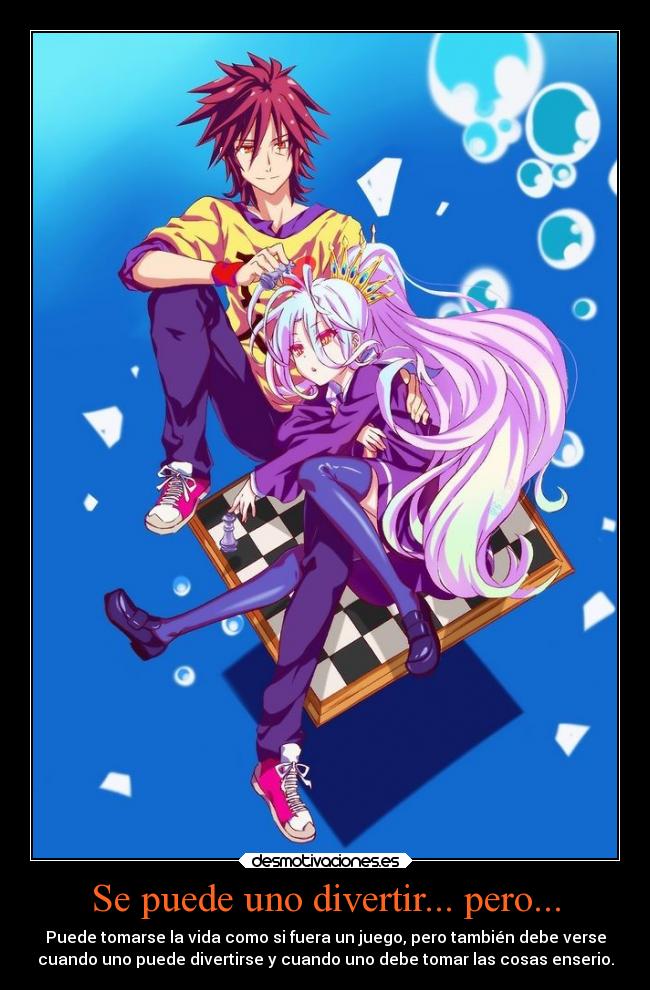 Se puede uno divertir... pero... -