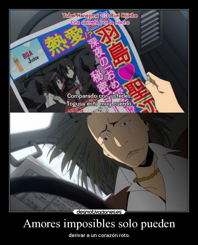 Amores imposibles solo pueden -