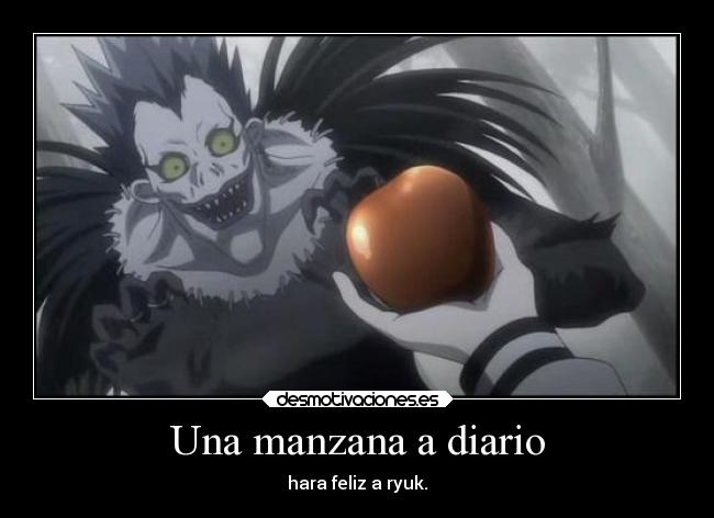 Una manzana a diario - hara feliz a ryuk.