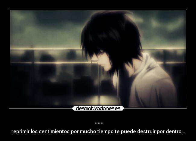 carteles anime deathnote death note lawliet ryuzaki desmotivaciones