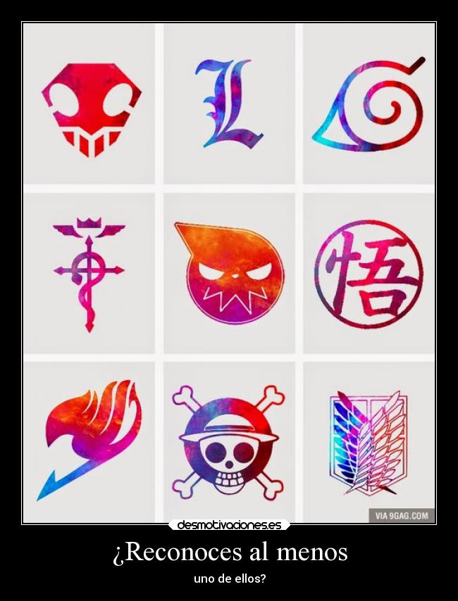 ¿Reconoces al menos - uno de ellos?