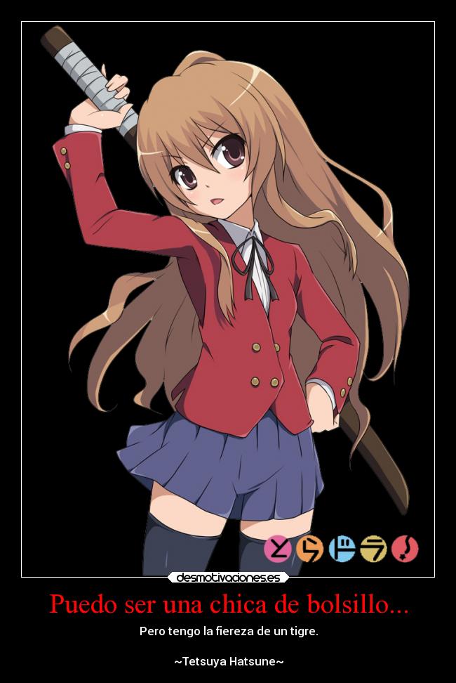 Puedo ser una chica de bolsillo... -