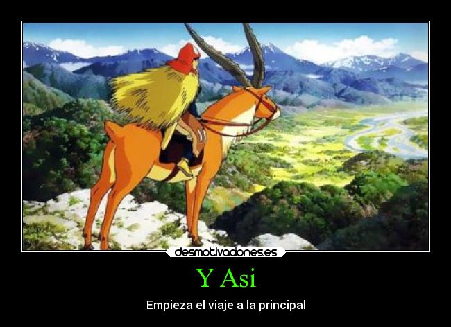 Y Asi - Empieza el viaje a la principal