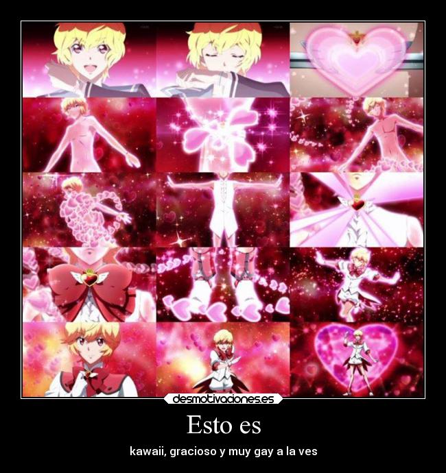Esto es - kawaii, gracioso y muy gay a la ves