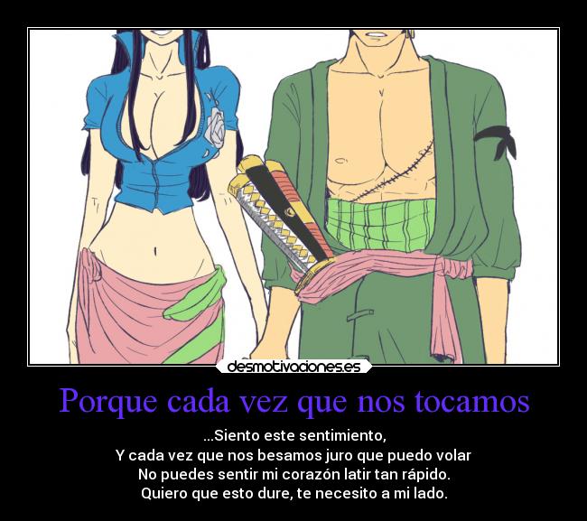 Porque cada vez que nos tocamos - ...Siento este sentimiento,
Y cada vez que nos besamos juro que puedo volar
No puedes sentir mi corazón latir tan rápido.
Quiero que esto dure, te necesito a mi lado.