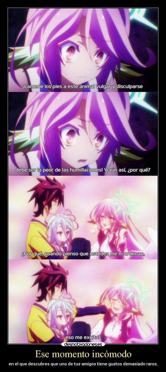 Ese momento incómodo - en el que descubres que uno de tus amigos tiene gustos demasiado raros.