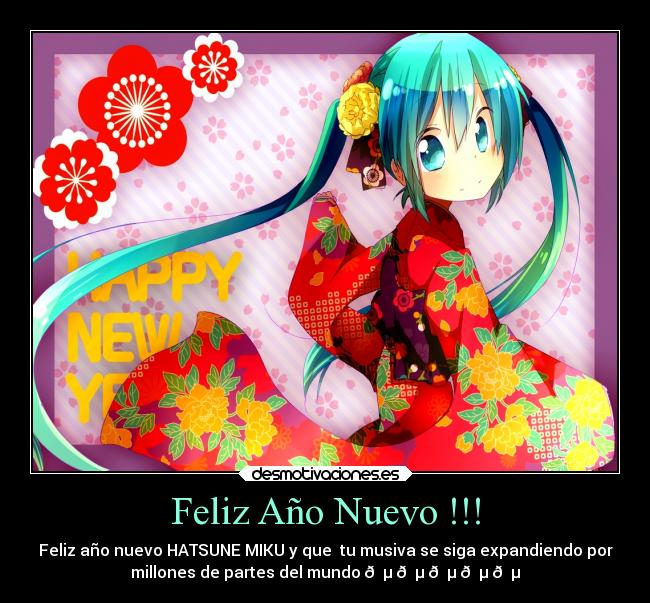Feliz Año Nuevo !!! -