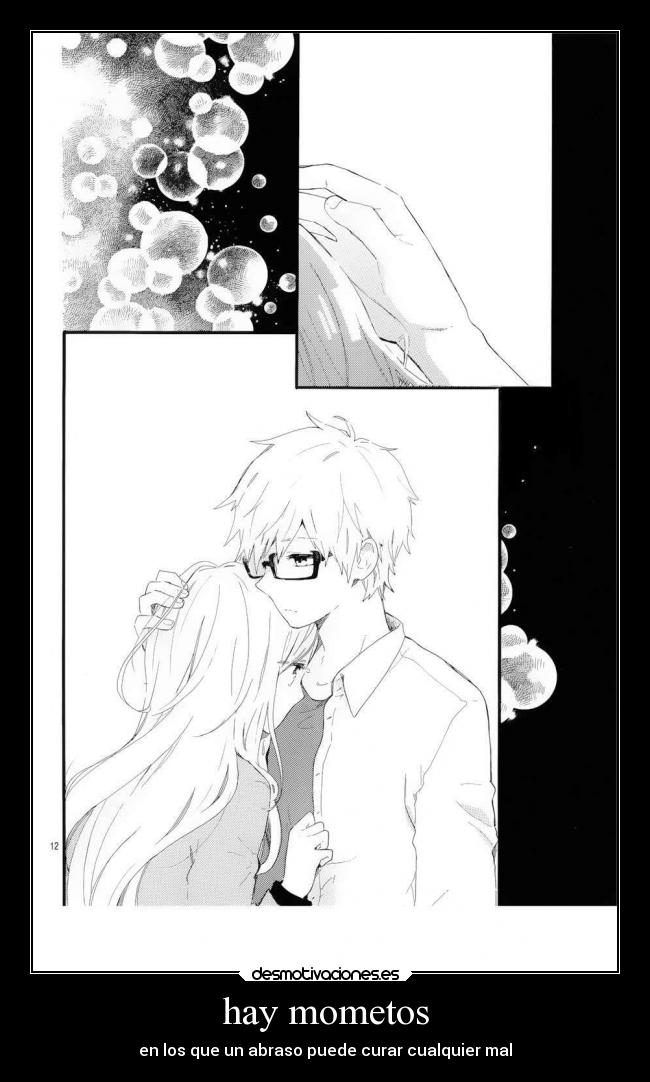 hay mometos - en los que un abraso puede curar cualquier mal