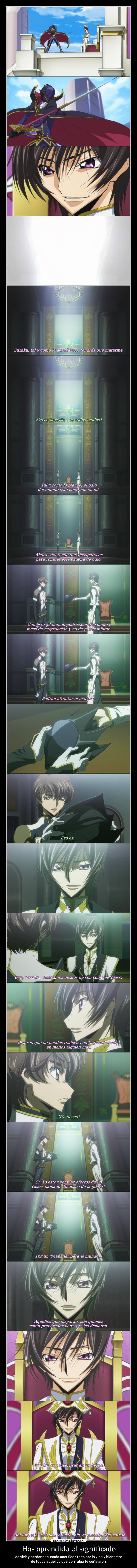 Has aprendido el significado - 