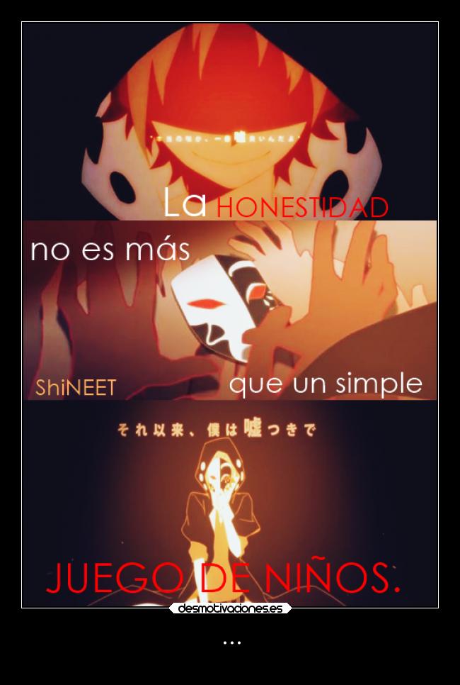 carteles anime mekakucityactors kanoshuuya kano shuuya kageroproject kageroudays shineet desmotivaciones