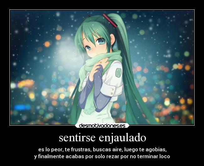 carteles anime miku desmotivaciones