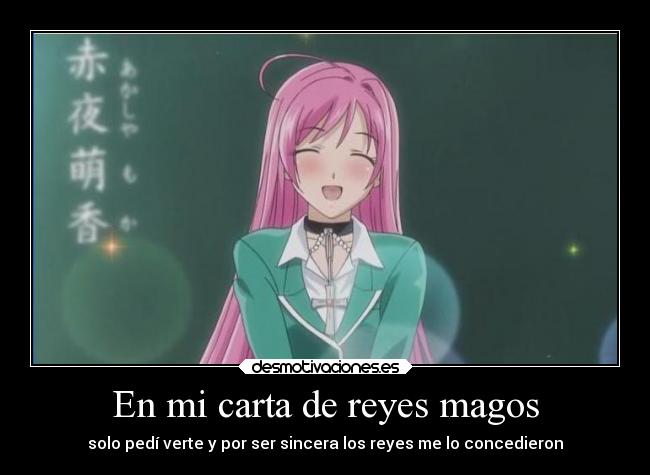 En mi carta de reyes magos -