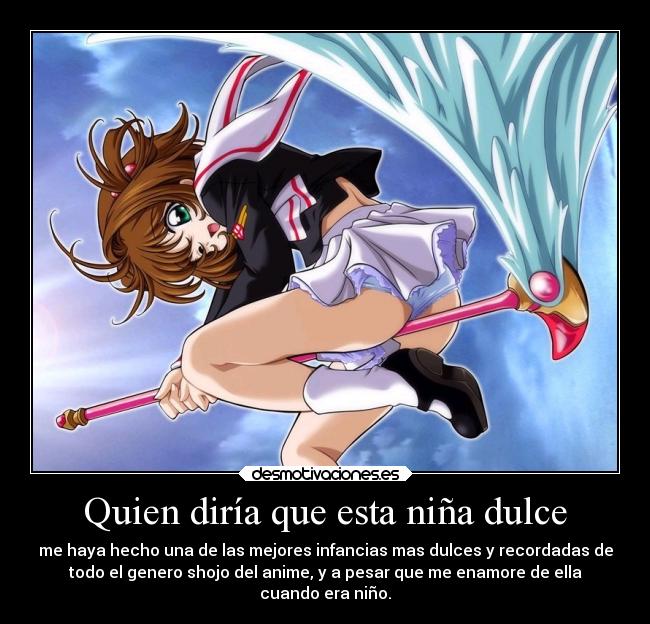 Quien diría que esta niña dulce - me haya hecho una de las mejores infancias mas dulces y recordadas de
todo el genero shojo del anime, y a pesar que me enamore de ella
cuando era niño.