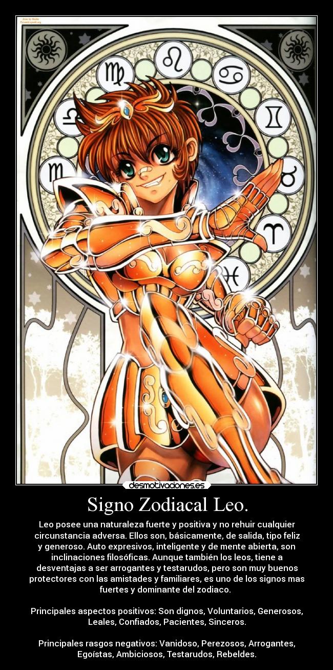 Signo Zodiacal Leo. - 