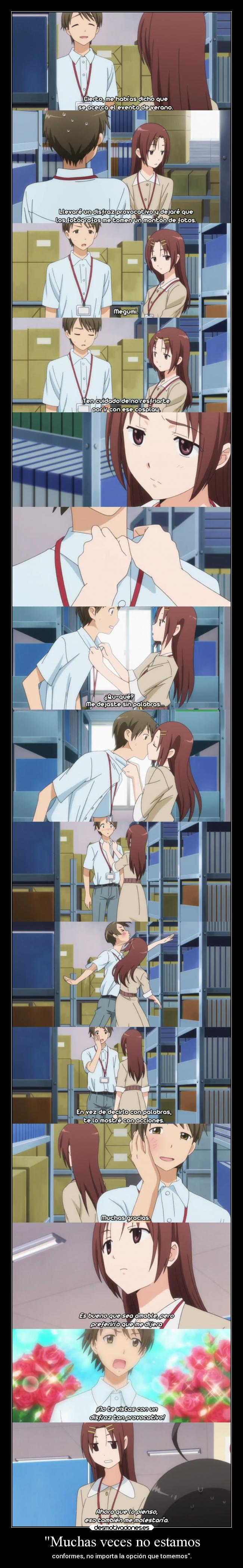 Muchas veces no estamos -