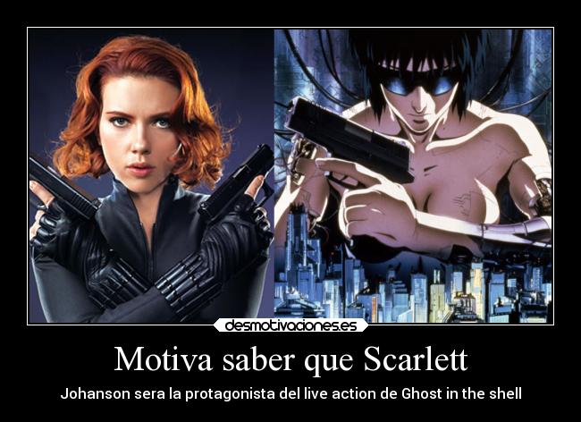 Motiva saber que Scarlett -