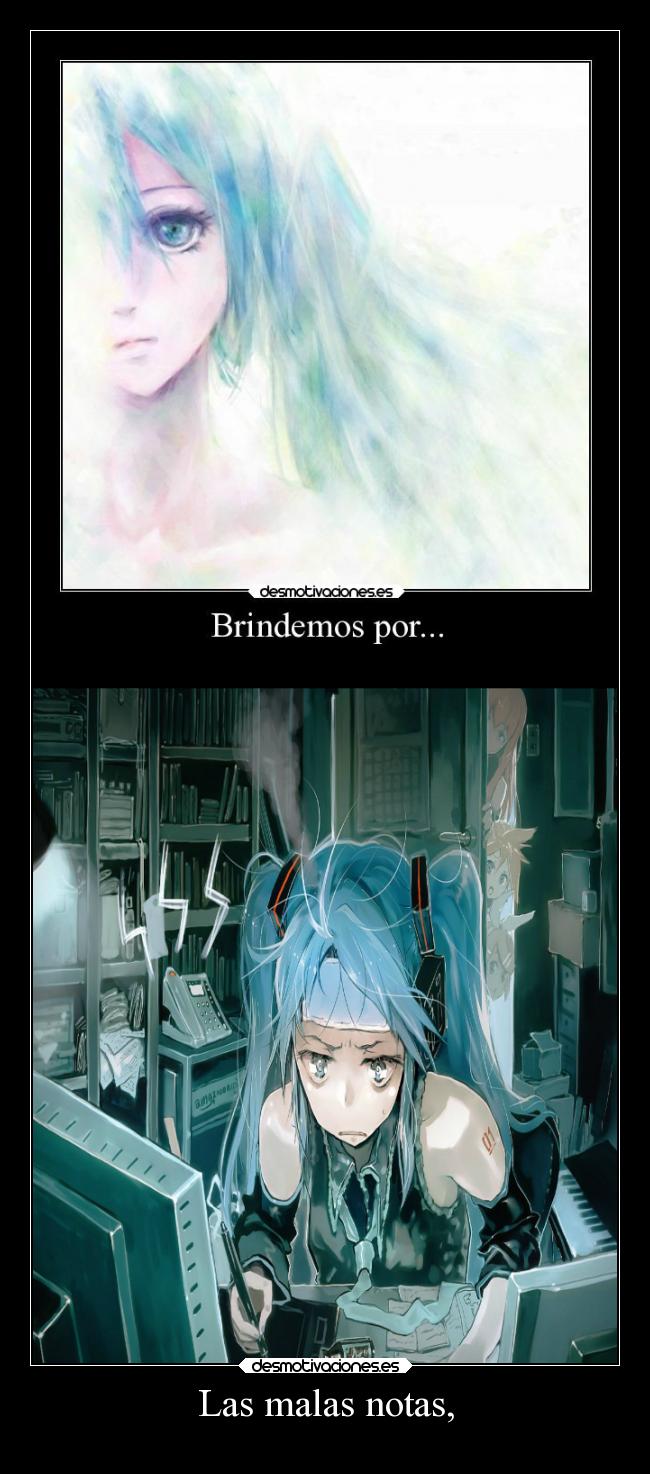 carteles anime vocaloid miku hatsune hatsunemiku len rin kagamine lenkagamine rinkagamine desmotivaciones