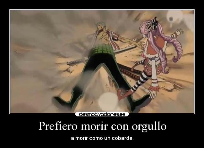 carteles anime zorororonoa zororonoa roronoazoro ronoazoro perona onepiece orgul desmotivaciones
