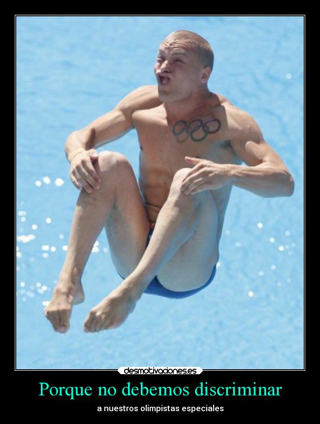 Porque no debemos discriminar - a nuestros olimpistas especiales