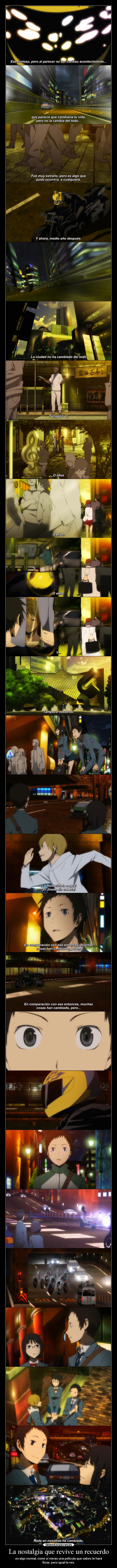 carteles ausencia durarara durararax2 leyendatime gracias cartelesanime desmotivaciones