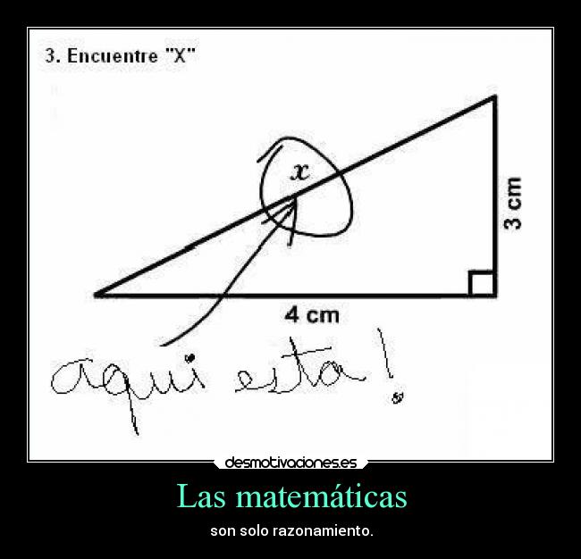 Las matemáticas - son solo razonamiento.