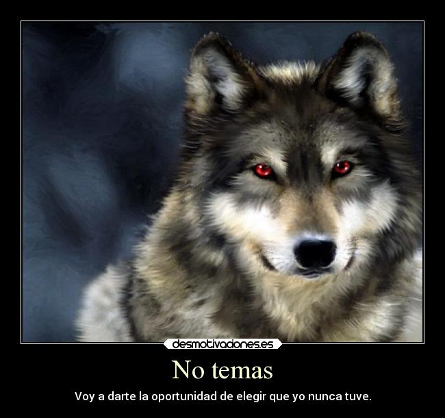 No temas -