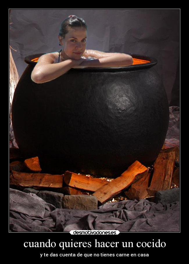 cuando quieres hacer un cocido -