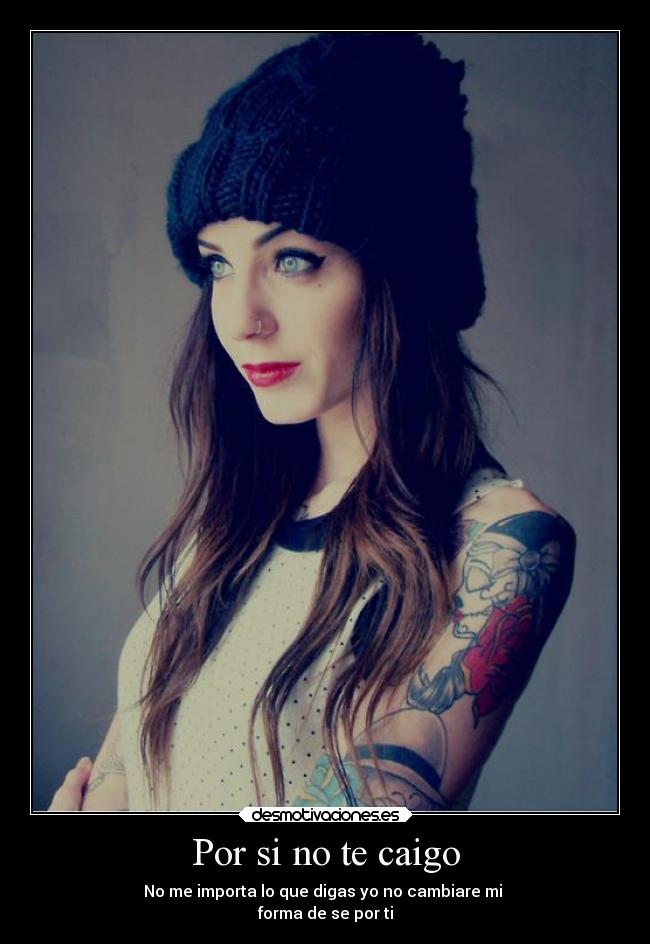 Por si no te caigo -