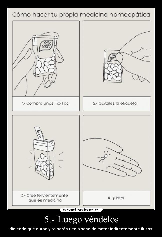 5.- Luego véndelos -