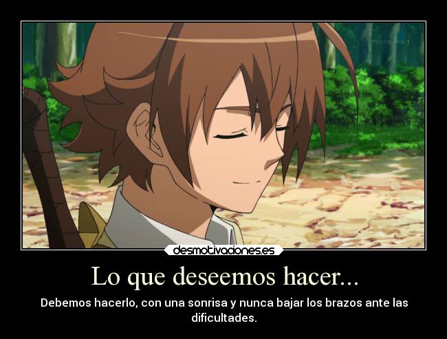 carteles confianza sonrisa sentimientos deseo dificultades akamegakill tatsumi desmotivaciones