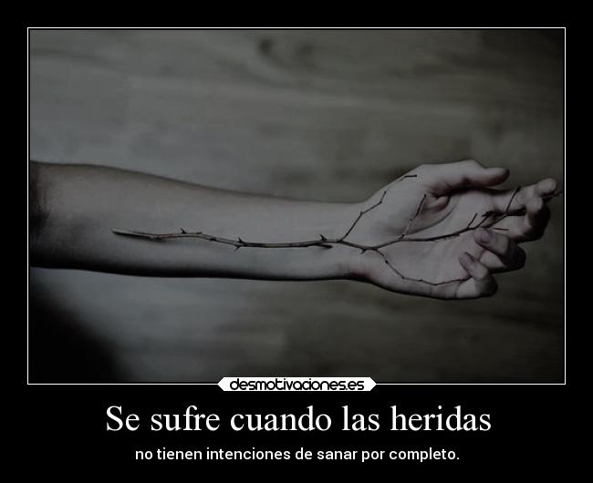 Se sufre cuando las heridas - 