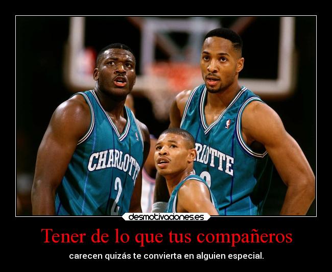 Tener de lo que tus compañeros -