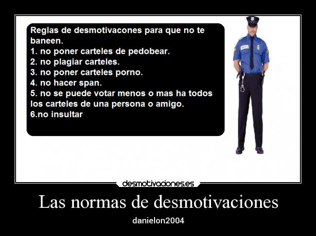 Las normas de desmotivaciones - danielon2004