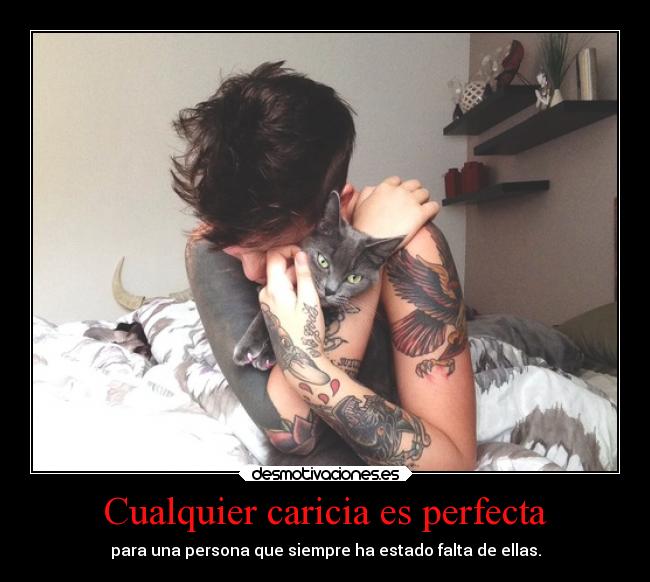 Cualquier caricia es perfecta -