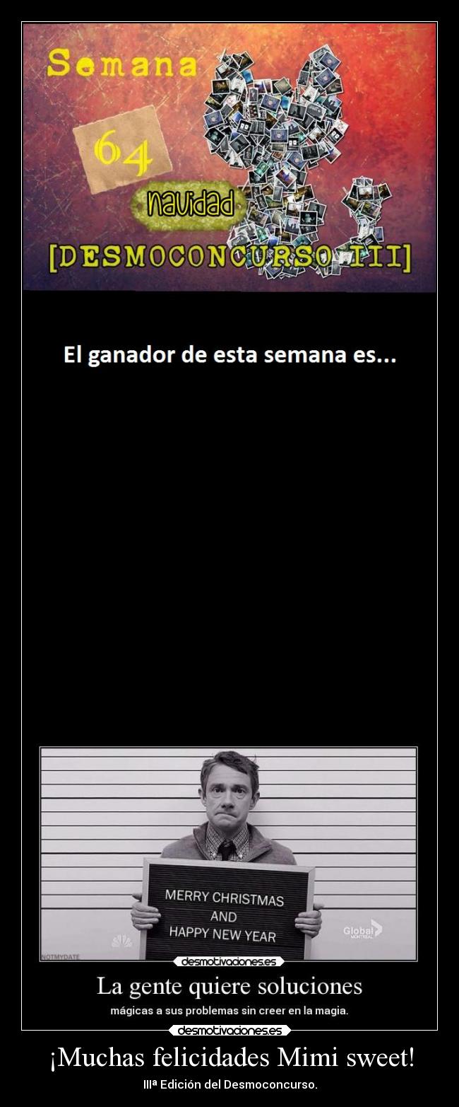 ¡Muchas felicidades Mimi sweet! - IIIª Edición del Desmoconcurso.