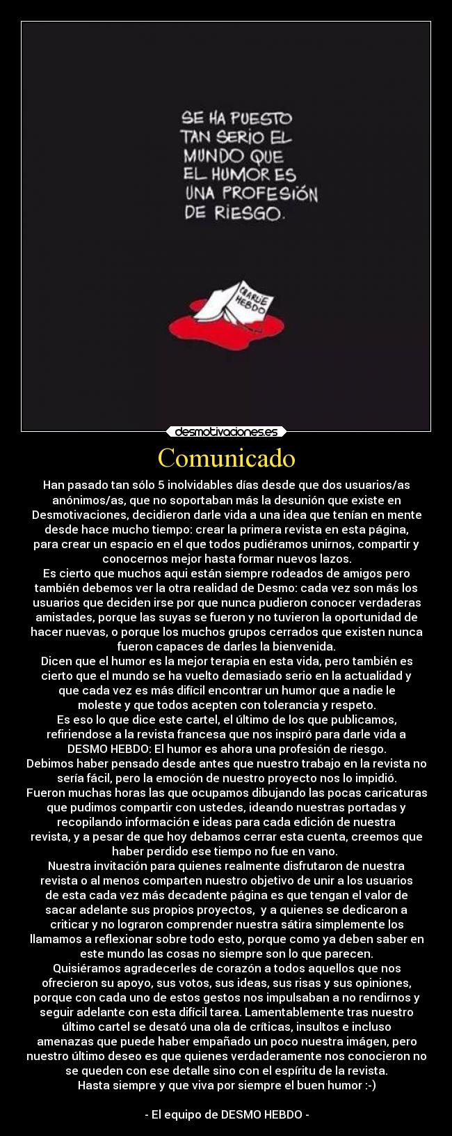 Comunicado -