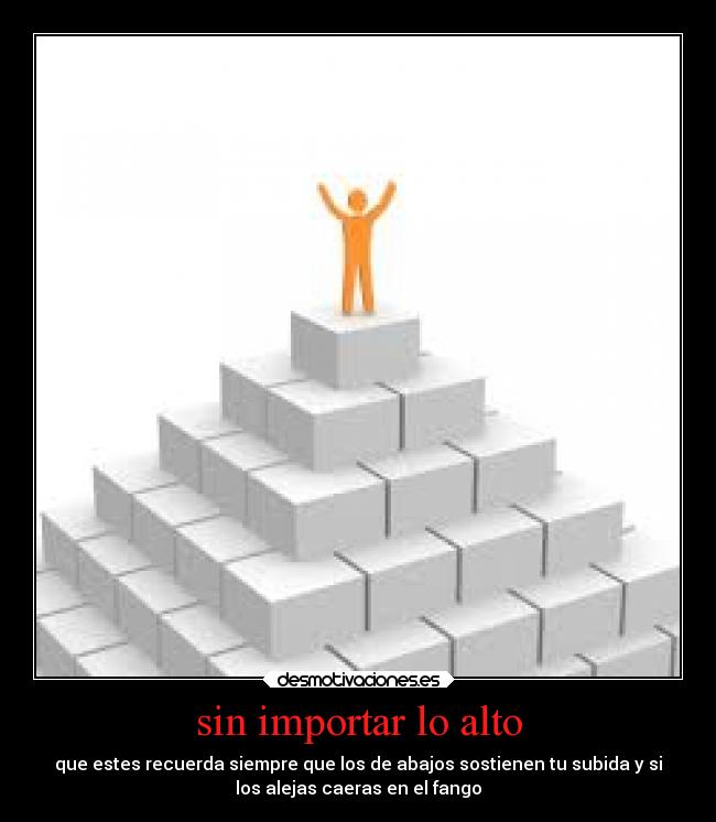 sin importar lo alto - 