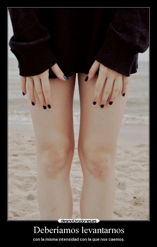 Deberíamos levantarnos -