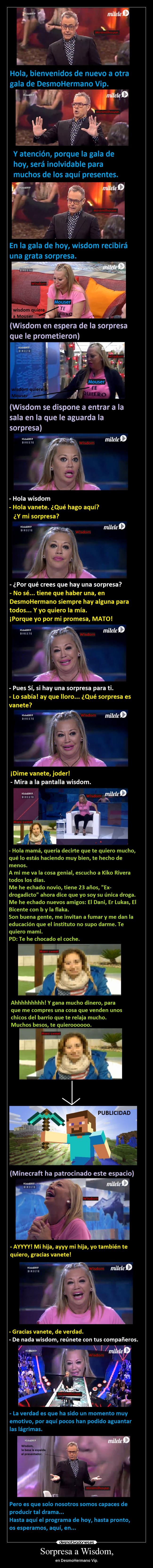 Sorpresa a Wisdom, -