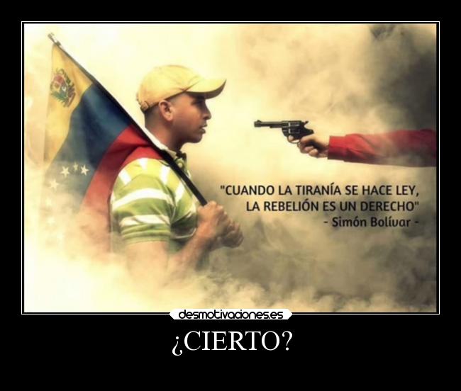 ¿CIERTO? -
