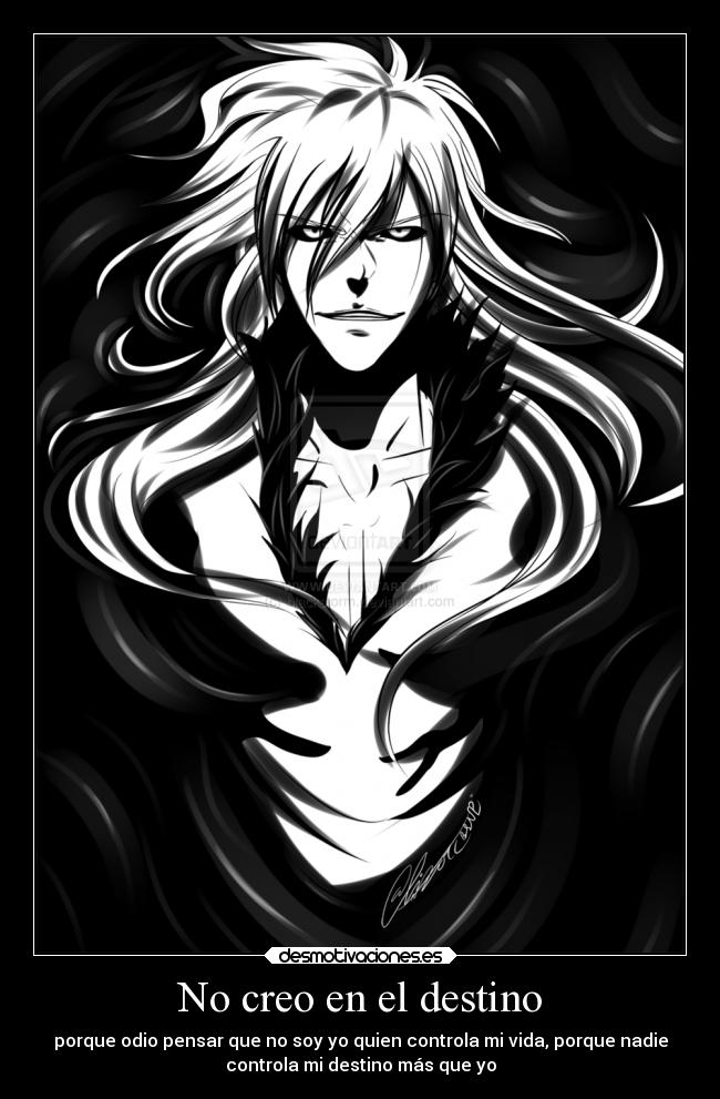 No creo en el destino -
