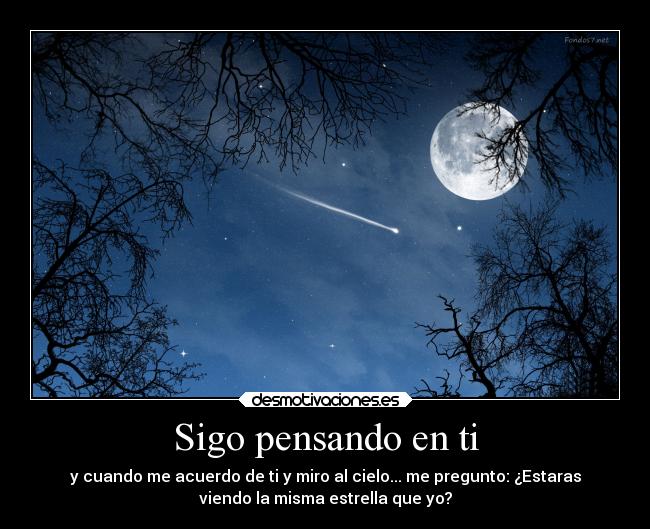 Sigo pensando en ti -