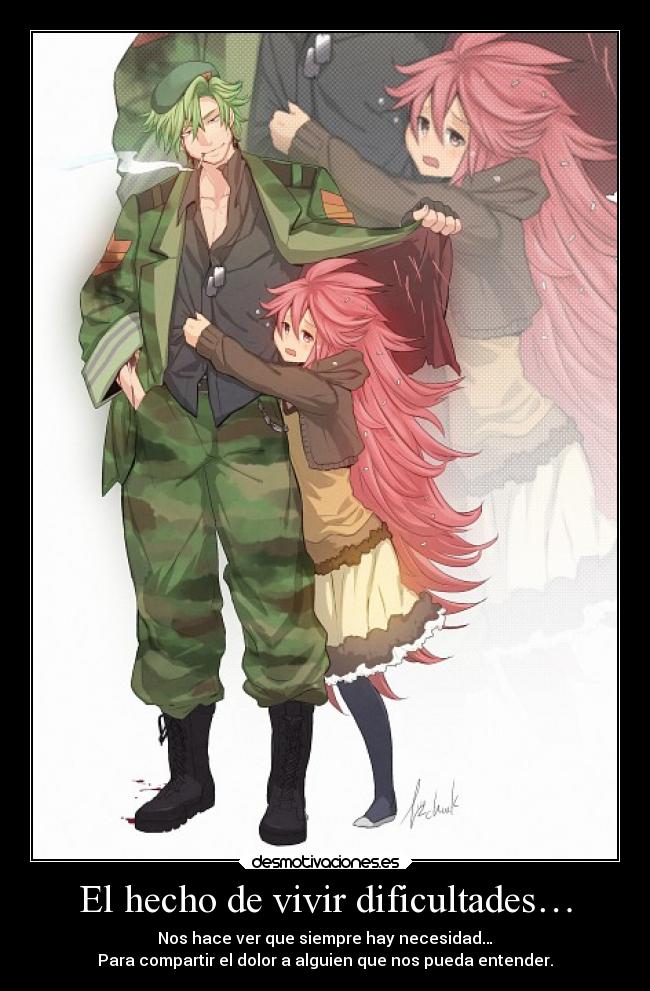 carteles dolor sentimientos entender dificultad compartir flaky flippy happy tree friends desmotivaciones