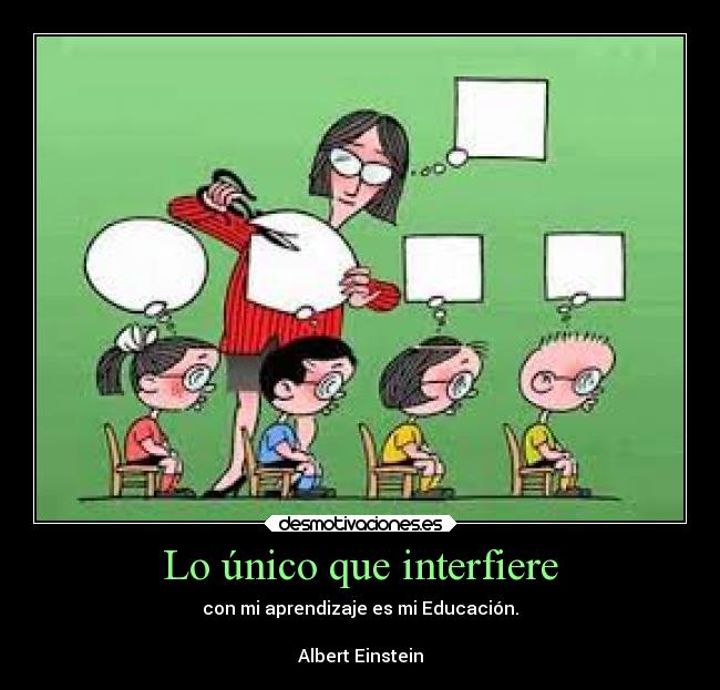 Lo único que interfiere -