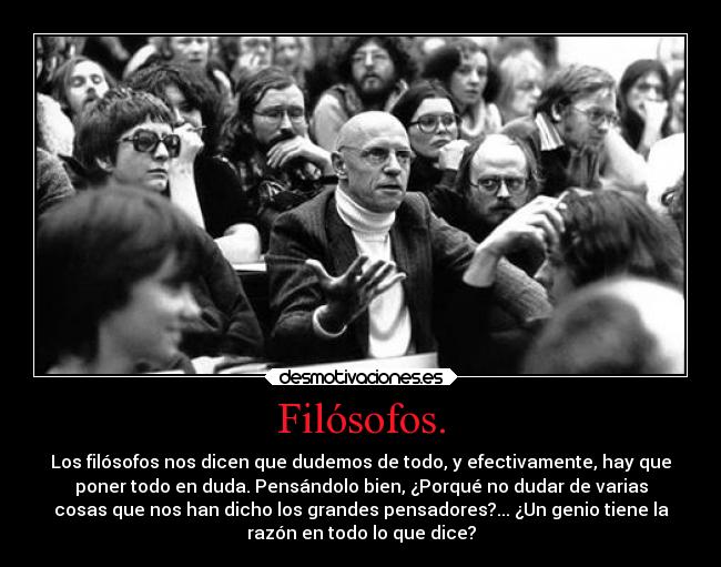 Filósofos. -