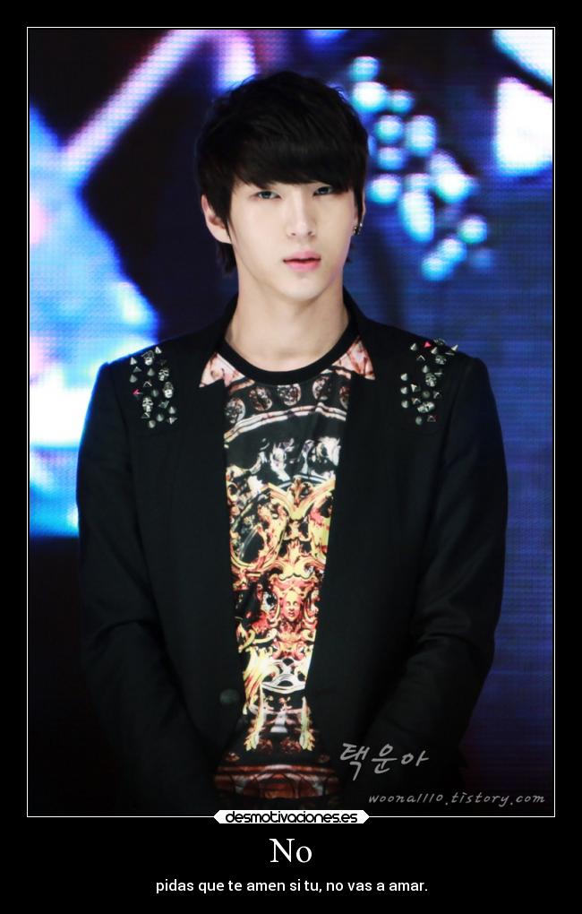 No - pidas que te amen si tu, no vas a amar.